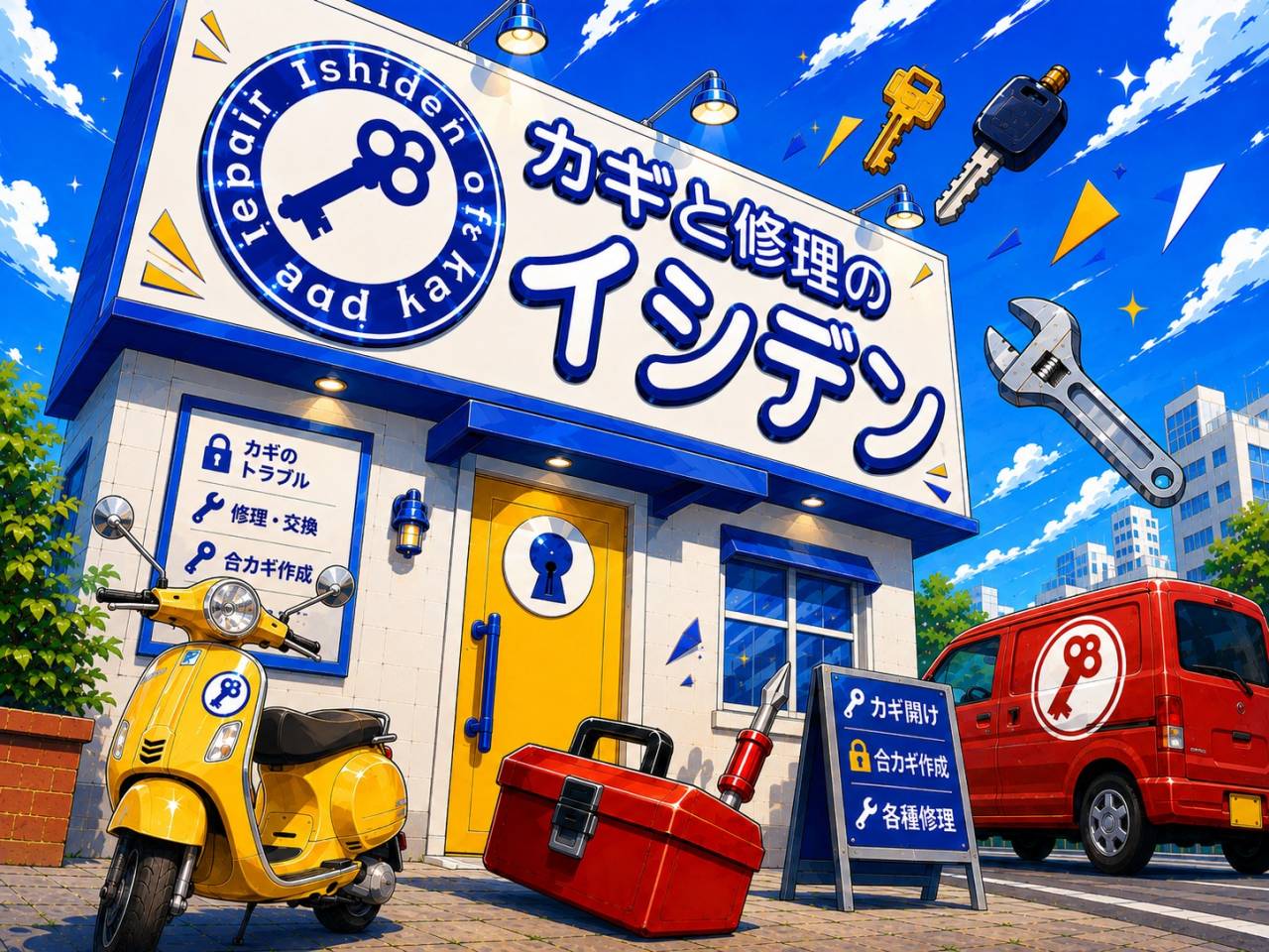 カギと修理のイシデン